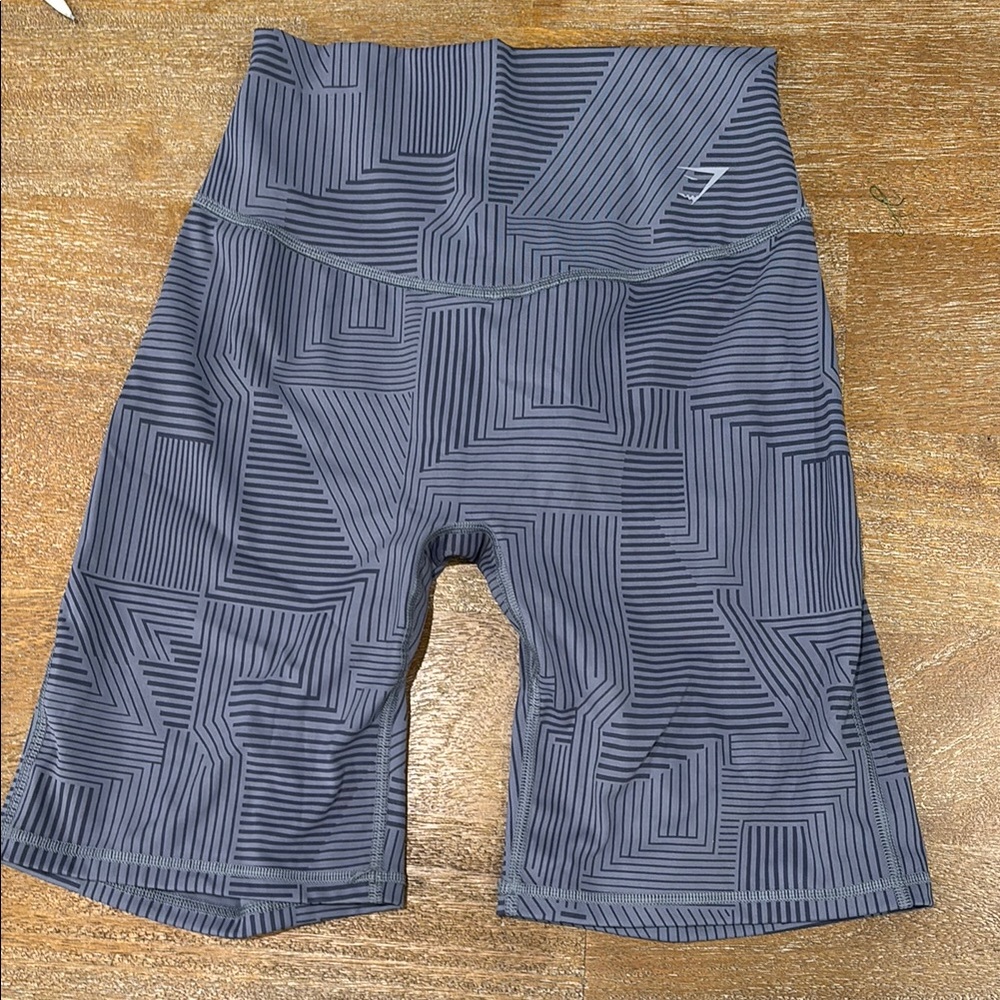 NWOT Gymshark Patterned Biker Shorts